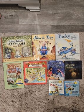 Children's Book Bundle - Assorted Colorful Picture Books